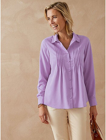 Chemisier effet plastron - DAXON