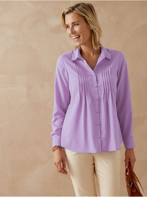 Chemisier effet plastron - DAXON - Kiabi