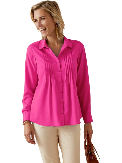 Chemisier effet plastron - DAXON - Kiabi