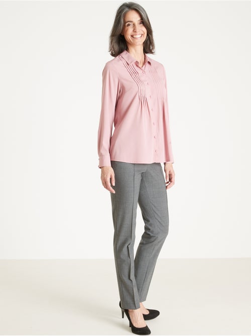 Chemisier effet plastron - daxon - Kiabi Chemisier effet plastron - daxon - Kiabi