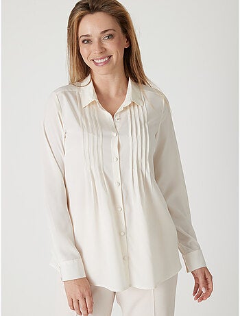 Chemisier effet plastron