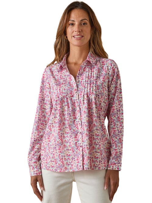 Chemisier effet plastron manches longues - DAXON - Kiabi