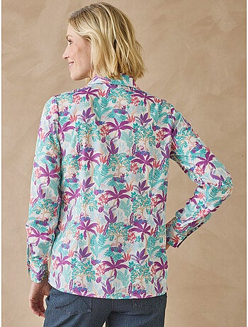 Chemisier effet plastron manches longues - DAXON