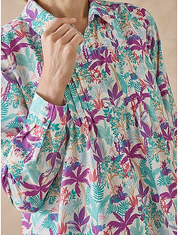 Chemisier effet plastron manches longues - DAXON