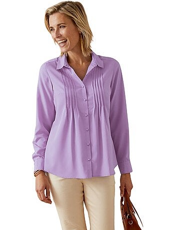 Chemisier effet plastron