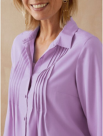 Chemisier effet plastron