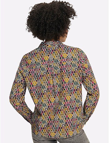 Chemisier élégant motif décoratif - taille standard - helline
