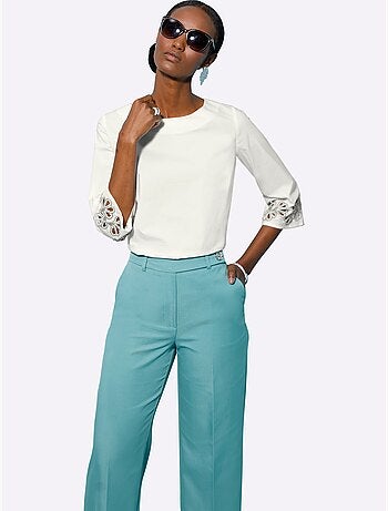 Chemisier En Coton 97% Coton - Taille Standard - helline