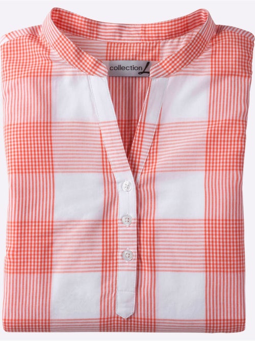Chemisier En Coton Coupe Droite Flatteuse - Taille Standard - Witt - Kiabi