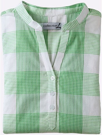 Chemisier En Coton Coupe Droite Flatteuse - Taille Standard - Witt