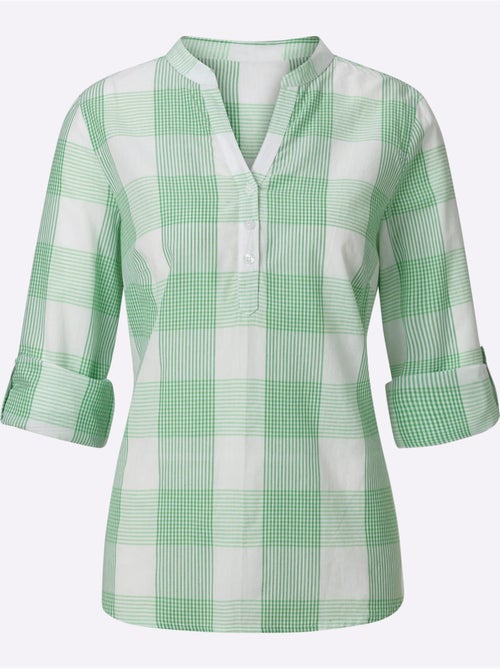 Chemisier En Coton Coupe Droite Flatteuse - Taille Standard - Witt - Kiabi