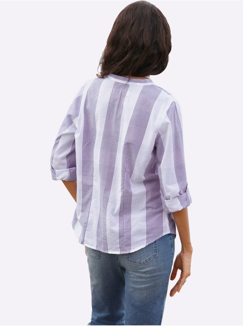 Chemisier En Coton Coupe Droite Flatteuse - Taille Standard - Witt - Kiabi