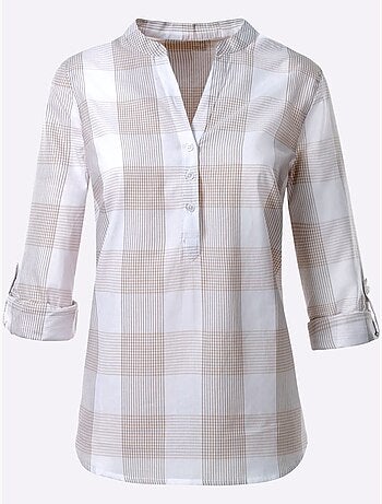 Chemisier En Coton Coupe Droite Flatteuse - Taille Standard - Witt