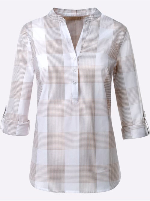 Chemisier En Coton Coupe Droite Flatteuse - Taille Standard - Witt - Kiabi