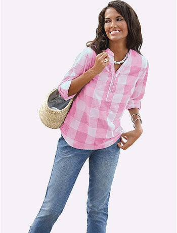 Chemisier En Coton Coupe Droite Flatteuse - Taille Standard - Witt