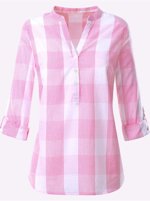 Chemisier En Coton Coupe Droite Flatteuse - Taille Standard - Witt - Kiabi