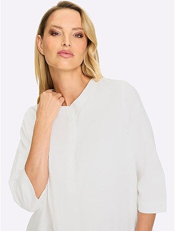 Chemisier En Coton Coupe Moderne - Taille Standard - Helline