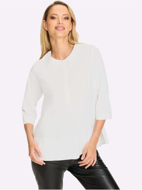 Chemisier En Coton Coupe Moderne - Taille Standard - Helline - Kiabi Chemisier En Coton Coupe Moderne - Taille Standard - Helline - Kiabi