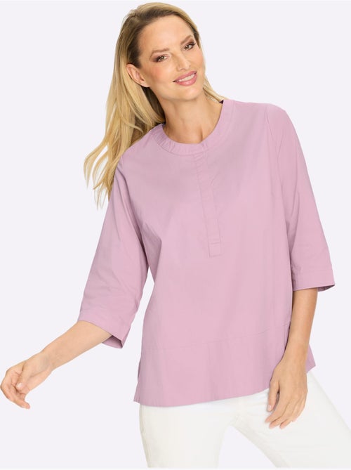 Chemisier En Coton Coupe Moderne - Taille Standard - helline - Kiabi