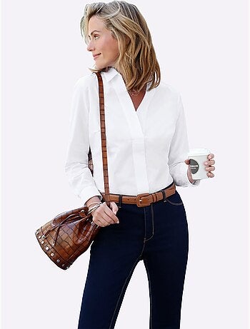 Chemisier En Coton Pur Coton - Taille Standard - helline