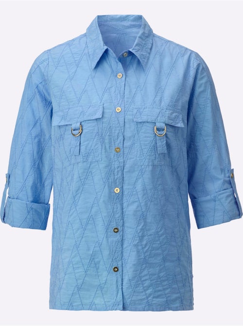 Chemisier En Coton Pur Coton - Taille Standard - Helline - Kiabi