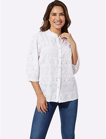 Chemisier En Coton Pur Coton - Taille Standard - Moda Vilona