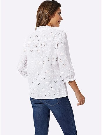 Chemisier En Coton Pur Coton - Taille Standard - Moda Vilona