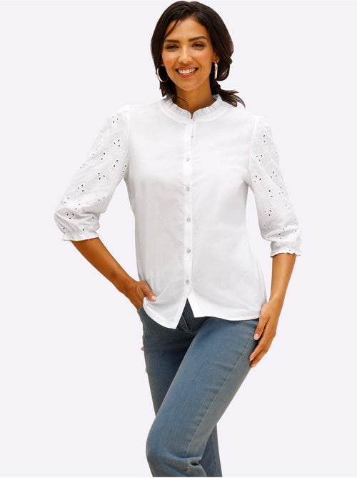 Chemisier En Coton Pur Coton - Taille Standard - Moda Vilona - Kiabi