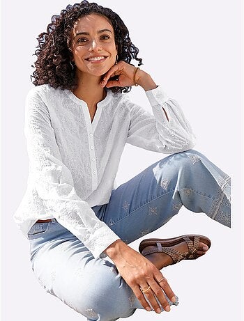 Chemisier En Coton Pur Coton - Taille Standard - Witt