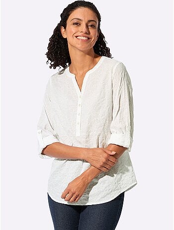 Chemisier En Coton Pur Coton - Taille Standard - Witt