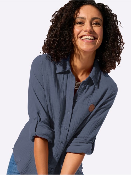 Chemisier En Coton Pur Coton - Taille Standard - Witt - Kiabi