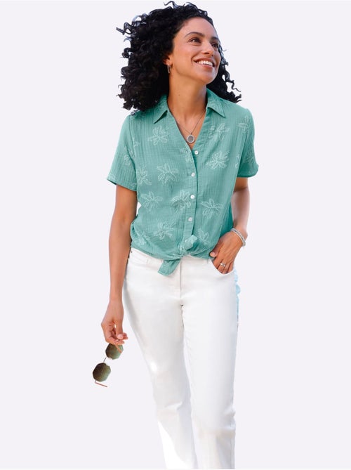 Chemisier En Coton Pur Coton - Taille Standard - Witt - Kiabi