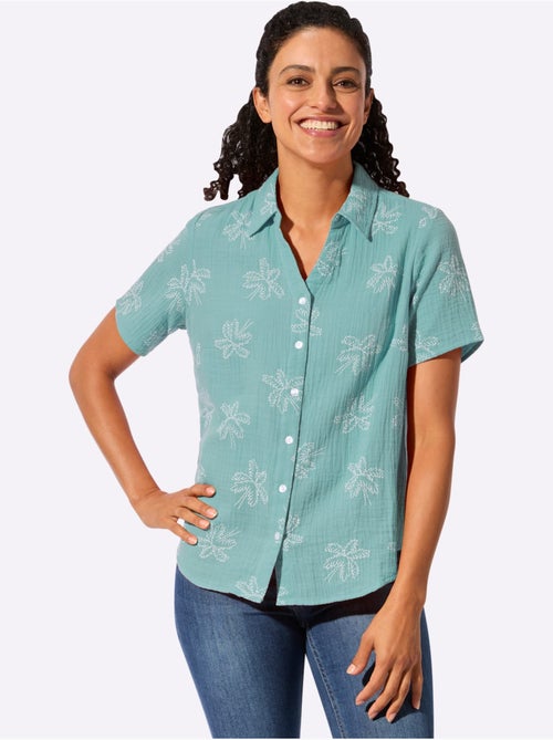 Chemisier En Coton Pur Coton - Taille Standard - Witt - Kiabi