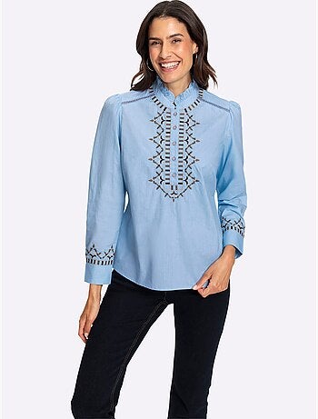 Chemisier En Coton Qualité Popeline - Taille Standard - Witt