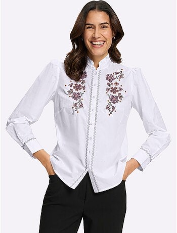 Chemisier En Coton Qualité Popeline - Taille Standard - Witt