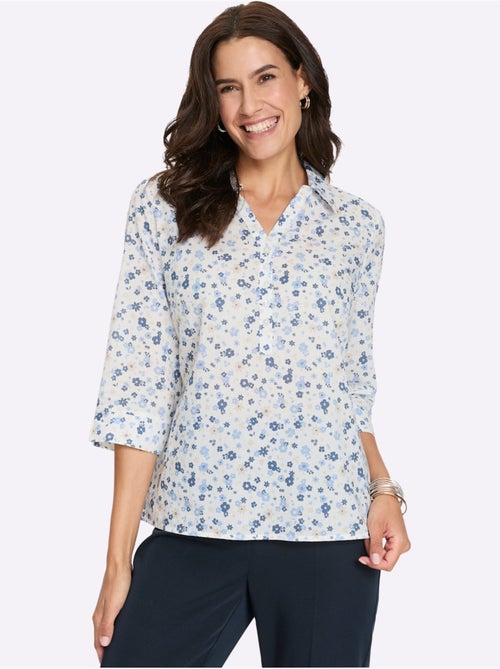 Chemisier En Coton Tricot Décontracté - Taille Standard - Witt - Kiabi