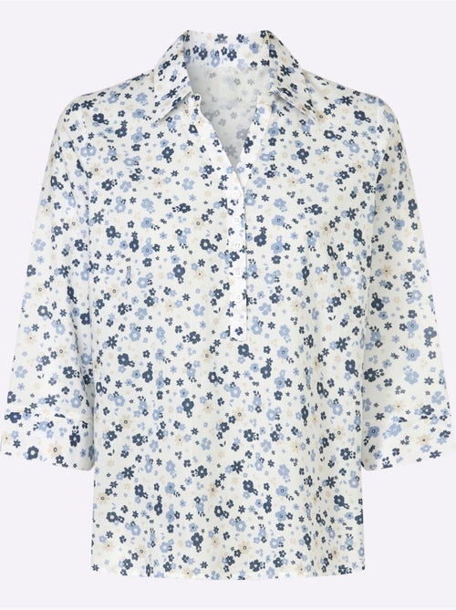 Chemisier En Coton Tricot Décontracté - Taille Standard - Witt - Kiabi