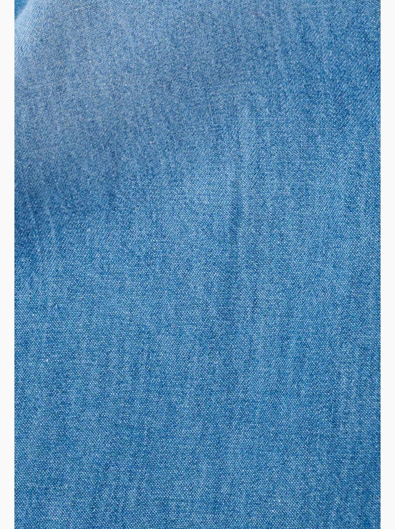 Chemisier en denim - Damart Bleu denim - Kiabi