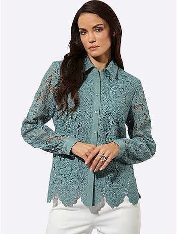 Chemisier En Dentelle - Taille Standard - Helline