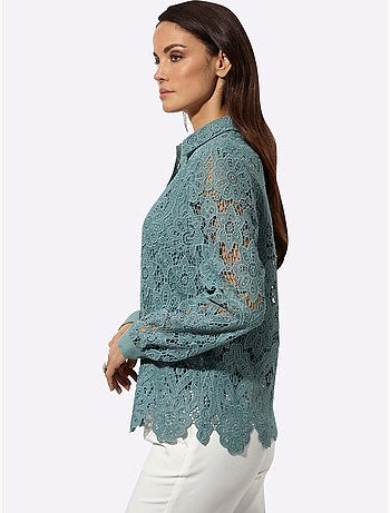 Chemisier En Dentelle - Taille Standard - Helline