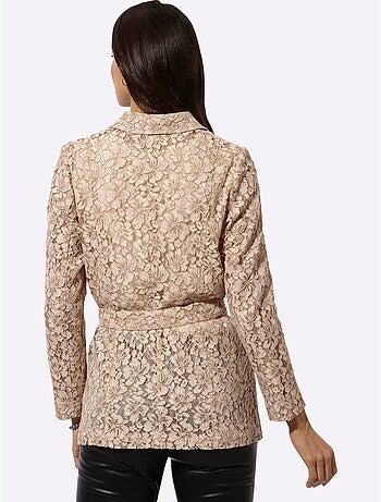 Chemisier En Dentelle 70% Coton - Taille Standard - Helline