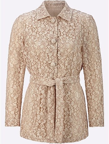Chemisier En Dentelle 70% Coton - Taille Standard - Helline