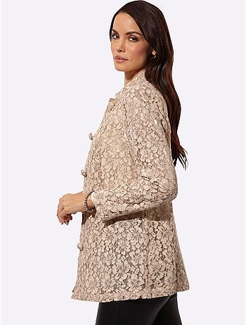 Chemisier En Dentelle 70% Coton - Taille Standard - Helline
