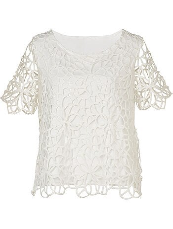 Chemisier En Dentelle Dentelle Florale - Taille Standard - helline