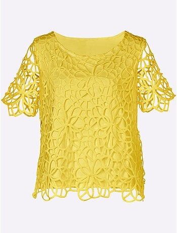 Chemisier En Dentelle Dentelle Florale - Taille Standard - Helline