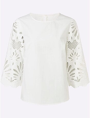 Chemisier en dentelle pur coton - taille standard - helline