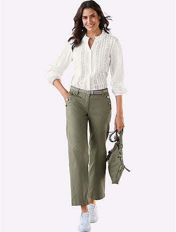 Chemisier En Dentelle Pur Coton - Taille Standard - Witt