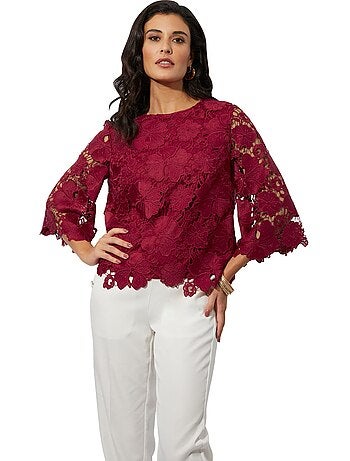 Chemisier En Dentelle Superbe Dentelle - Taille Standard - helline