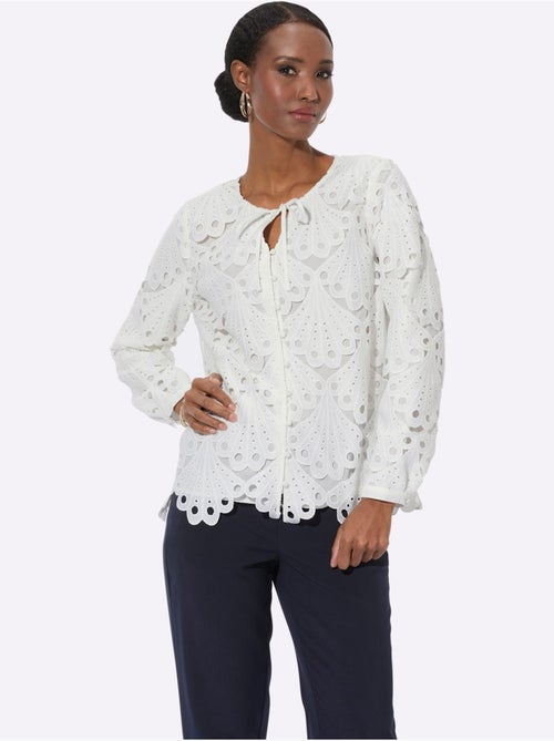 Chemisier En Dentelle Superbe Dentelle - Taille Standard - Helline - Kiabi Chemisier En Dentelle Superbe Dentelle - Taille Standard - Helline - Kiabi