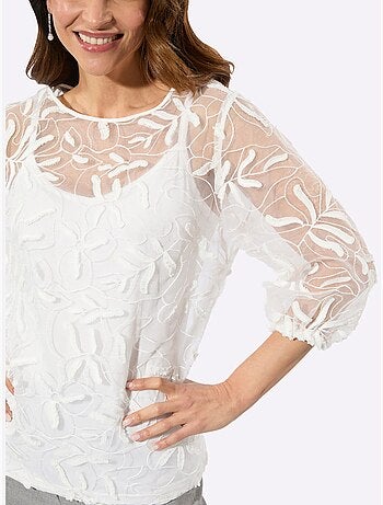 Chemisier En Dentelle Superbe Dentelle - Taille Standard - Witt